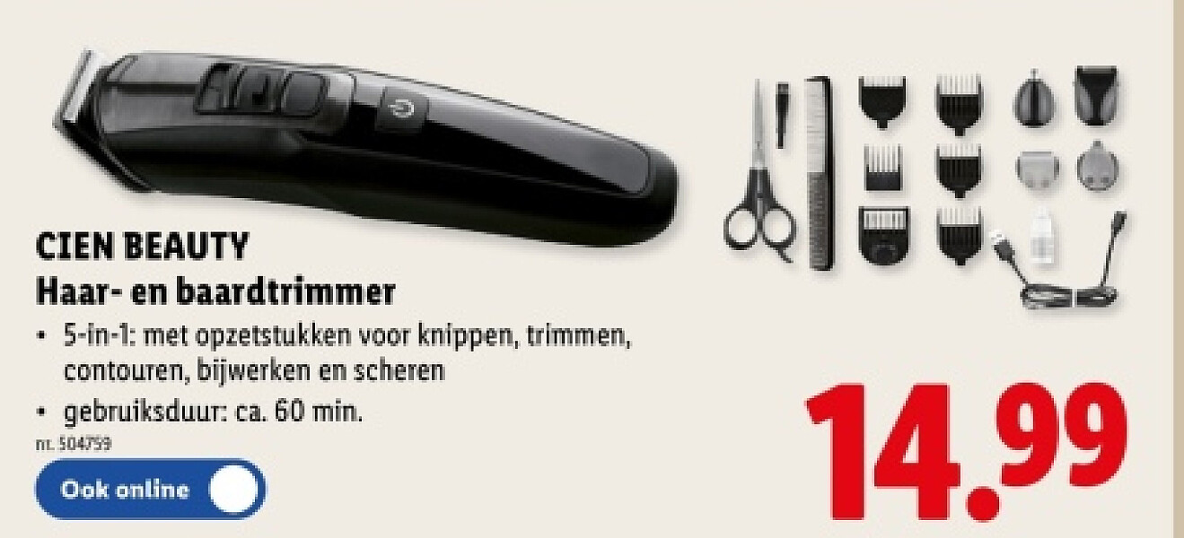 Haar- en baardtrimmer
