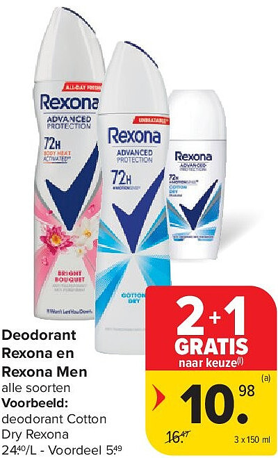 Deodorant Rexona en Rexona Men