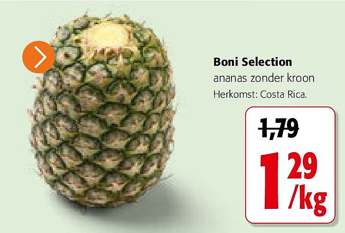 Boni Selection ananas zonder kroon