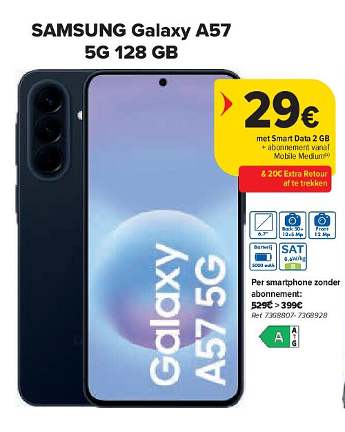SAMSUNG Galaxy A57 5G 128 GB
