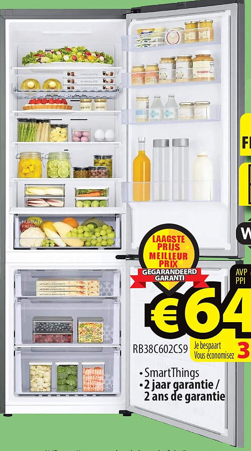 Samsung RB38C602CS9 koel-vriescombinatie