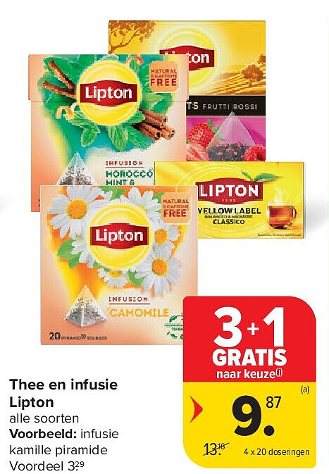 Thee en infusie Lipton