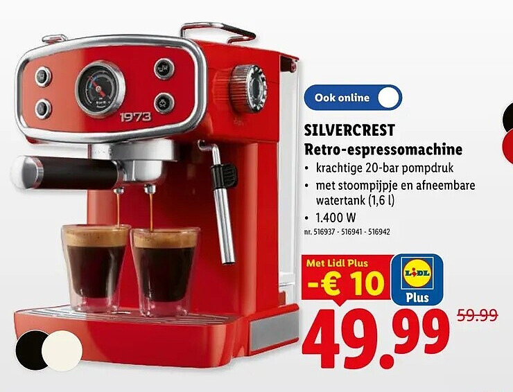 Retro-espressomachine