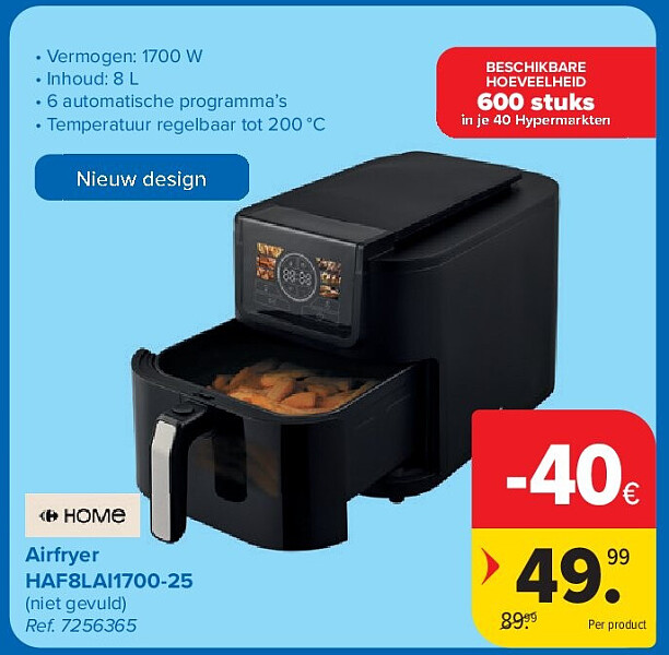 Airfryer HAF8LAI1700-25
