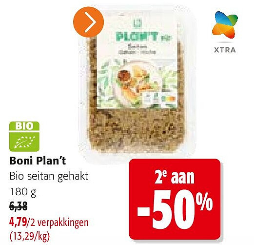 Boni Plan’t Bio seitan gehakt 180 g