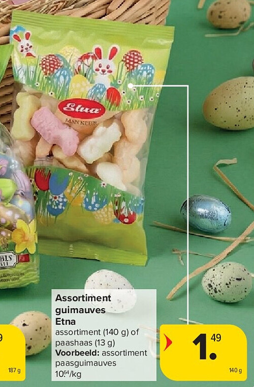 Assortiment guimauves Etna