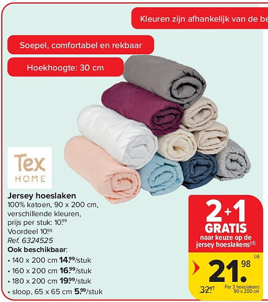 Jersey hoeslaken