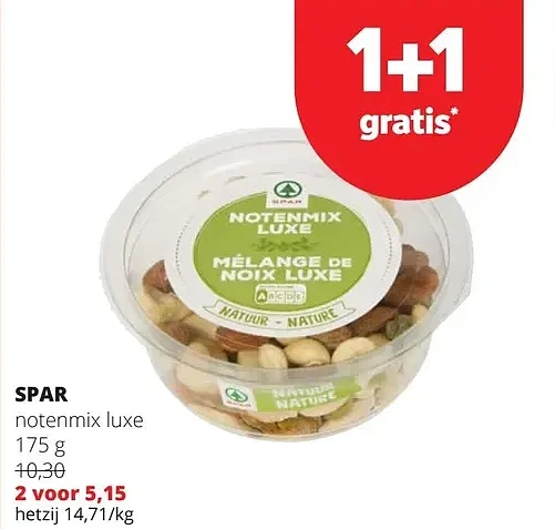 SPAR notenmix luxe 175 g
