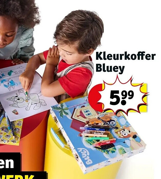 Kleurkoffer Bluey