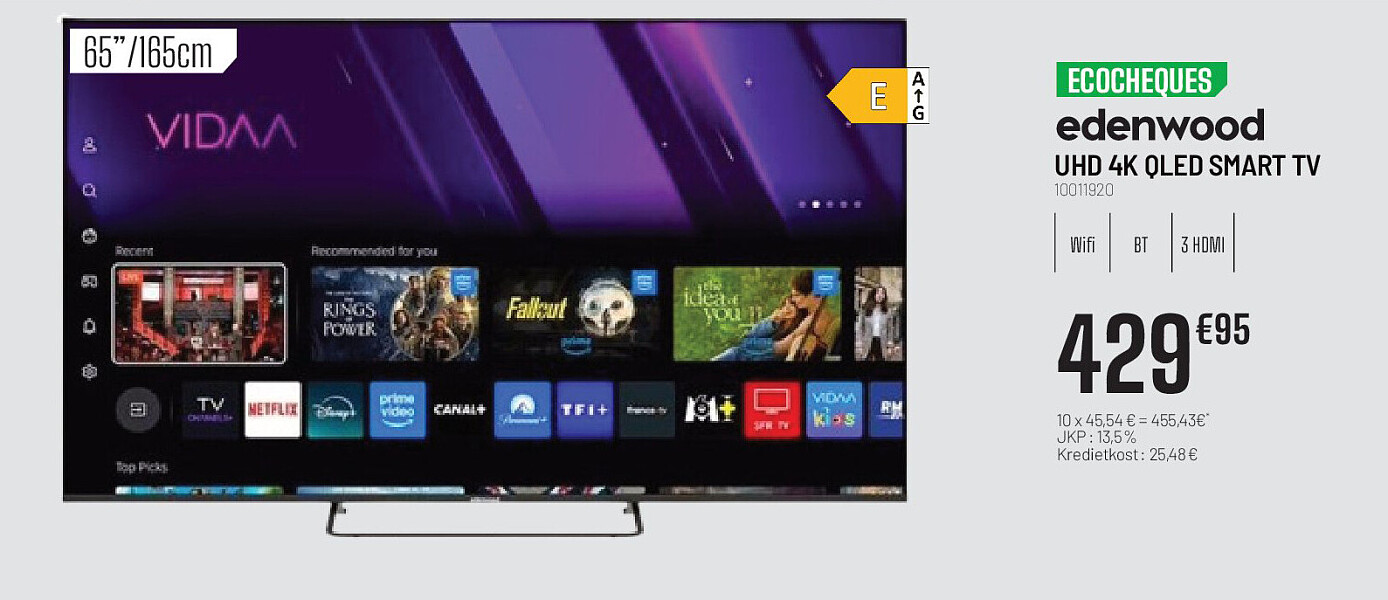 edenwood UHD 4K QLED SMART TV