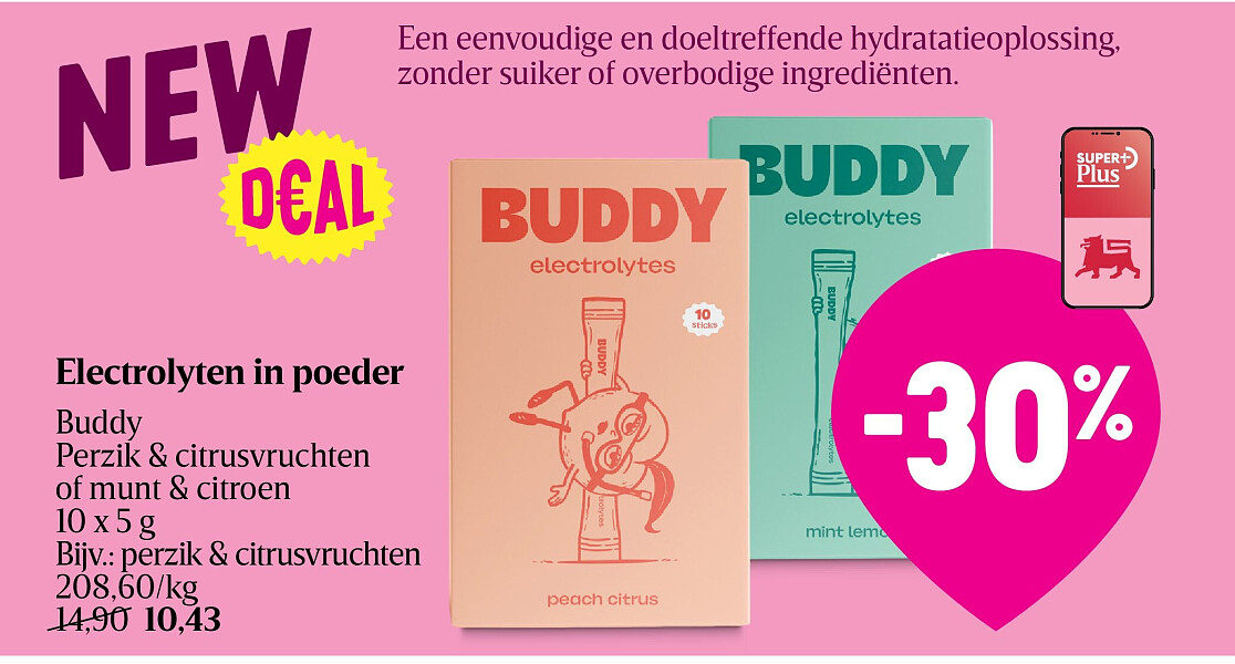 Electrolyten in poeder