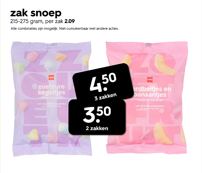 zak snoep