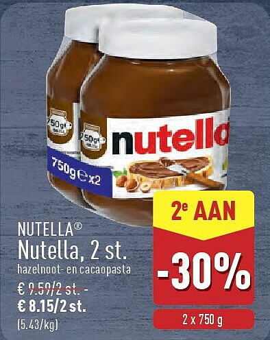 Nutella, 2st.