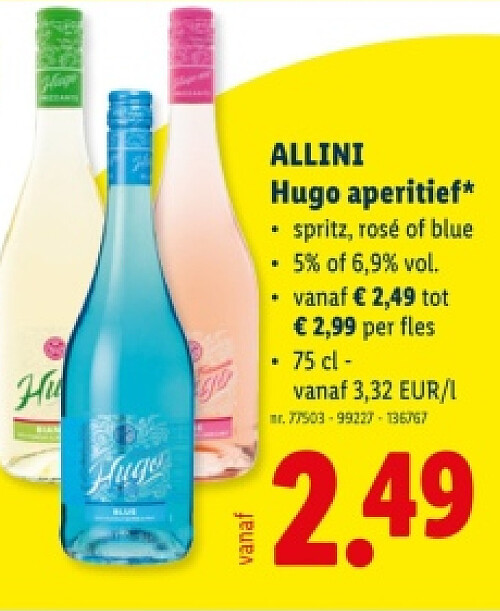 Hugo aperitief