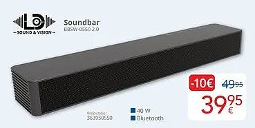 Soundbar BBSW-0550 2.0