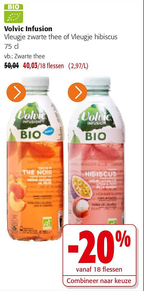 Volvic Infusion Zwarte thee