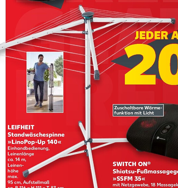 Standwäschespinne »LinoPop-Up 140«