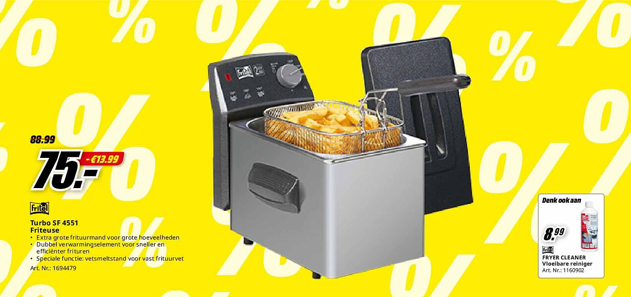 Turbo SF 4551 Friteuse
