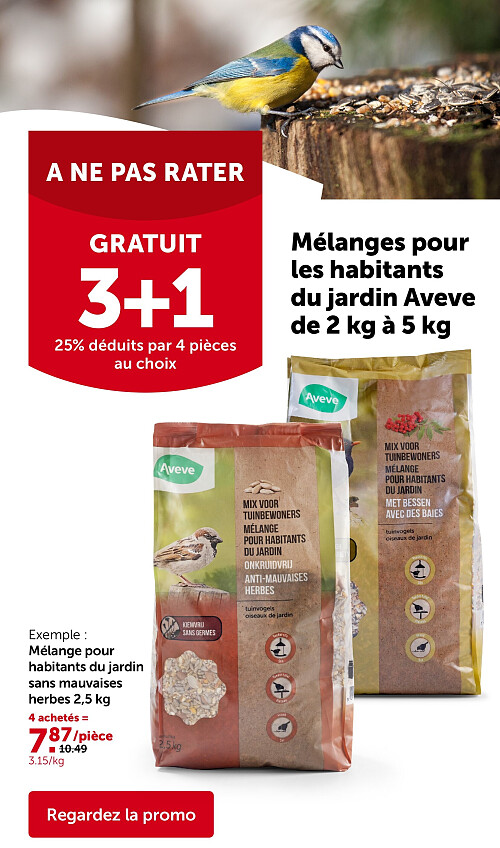 Mélange pour habitants du jardin sans mauvaises herbes 2,5 kg