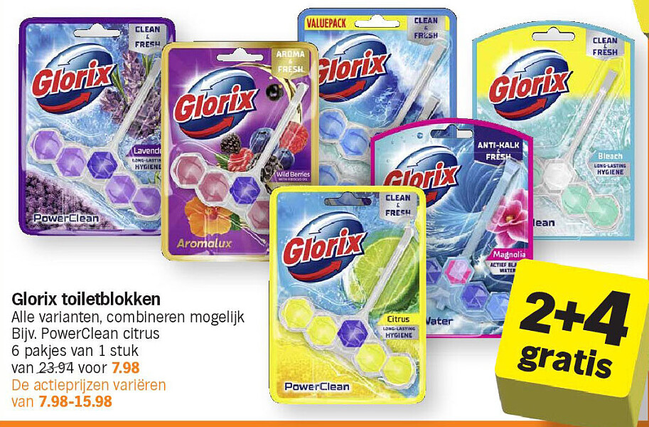 Glorix toiletblokken