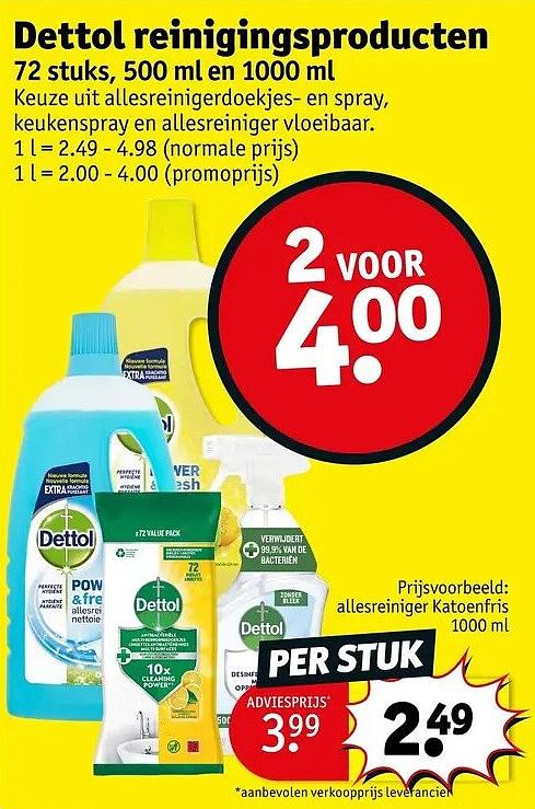 Dettol reinigingsproducten