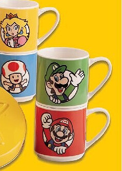 Set de 2 mugs Super Mario