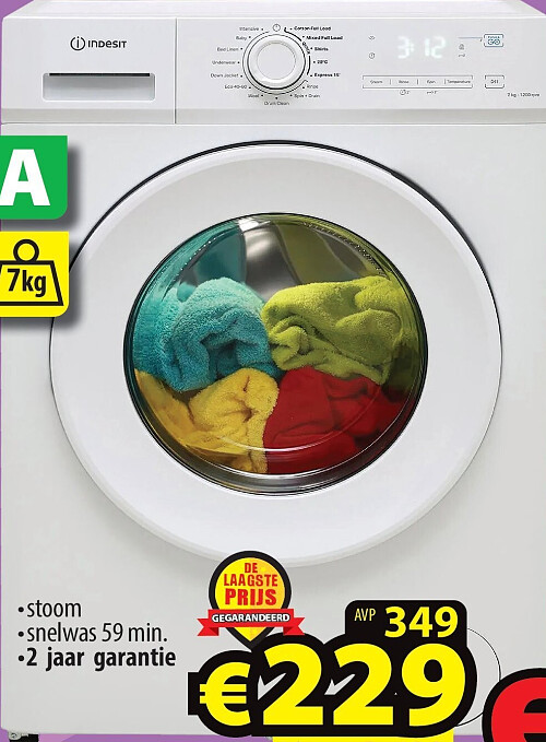 Indesit IMA762MYTIMEFR wasmachine