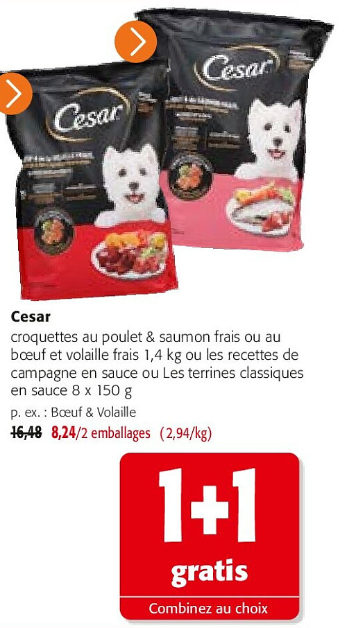 Cesar Bœuf & Volaille