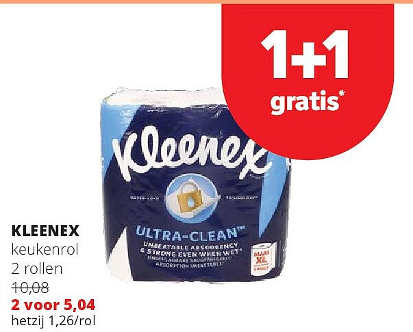 KLEENEX keukenrol 2 rollen