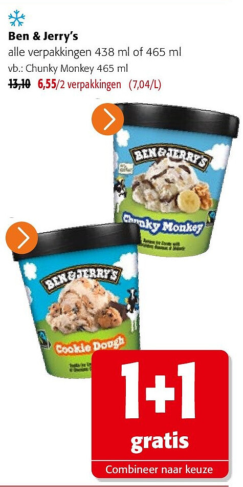 Ben & Jerry’s Chunky Monkey 465 ml