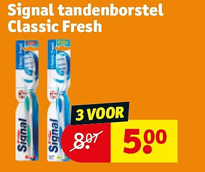 Signal tandenborstel Classic Fresh