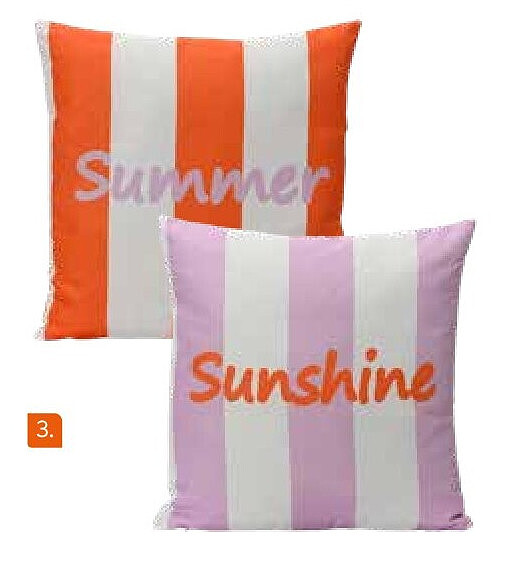 Gestreept kussen “Summer”