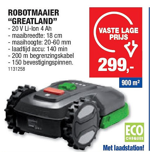 ROBOTMAAIER “GREATLAND”