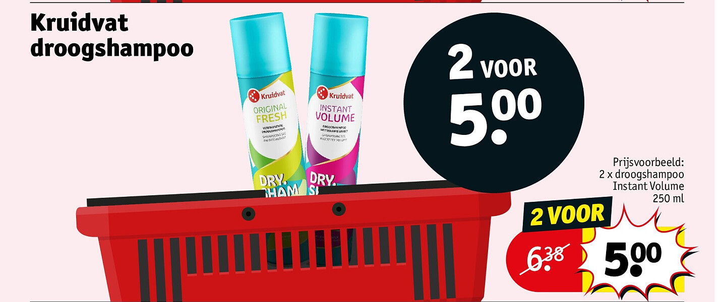 Kruidvat droogshampoo