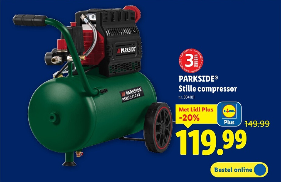 Stille compressor
