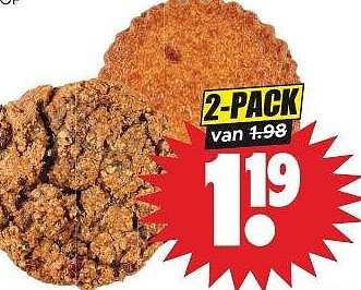 Mini boterkoek of haverkoek