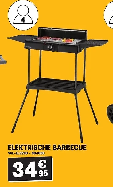 ELEKTRISCHE BARBECUE VAL-EL2200