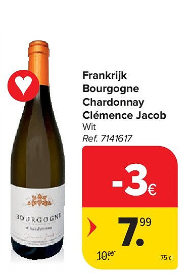 Frankrijk Bourgogne Chardonnay Clémence Jacob