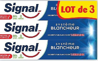 Dentifrice système blancheur Signal