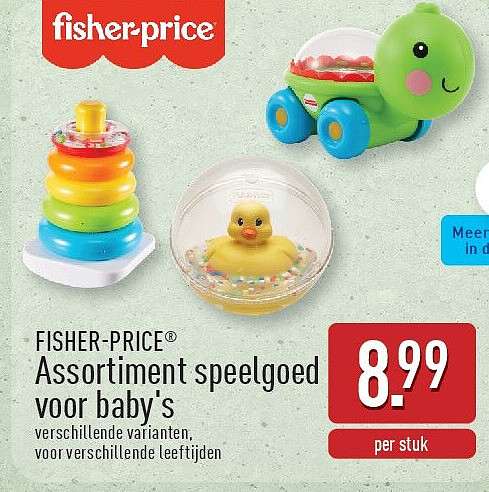Assortiment speelgoed voor baby's
