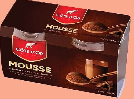 Mousse double chocolat noir Côte d'Or