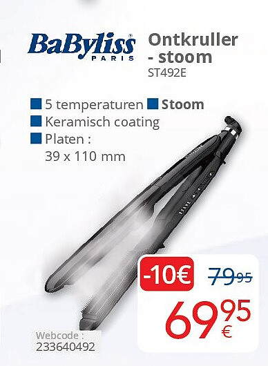 Ontkruller - stoom ST492E