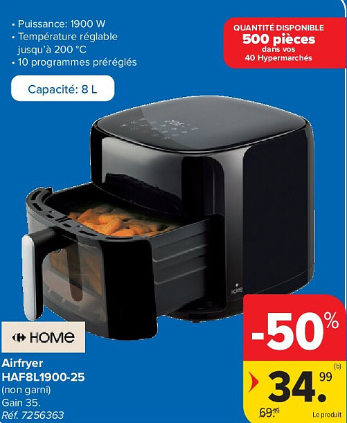Airfryer HAF8L1900-25