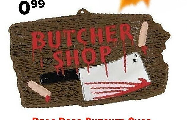 Deco Bord Butcher Shop