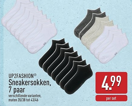 Sneakersokken, 7 paar