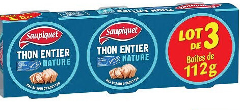 Thon entier nature MSC Saupiquet