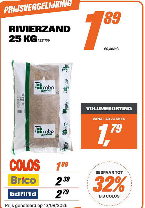 RIVIERZAND 25 KG