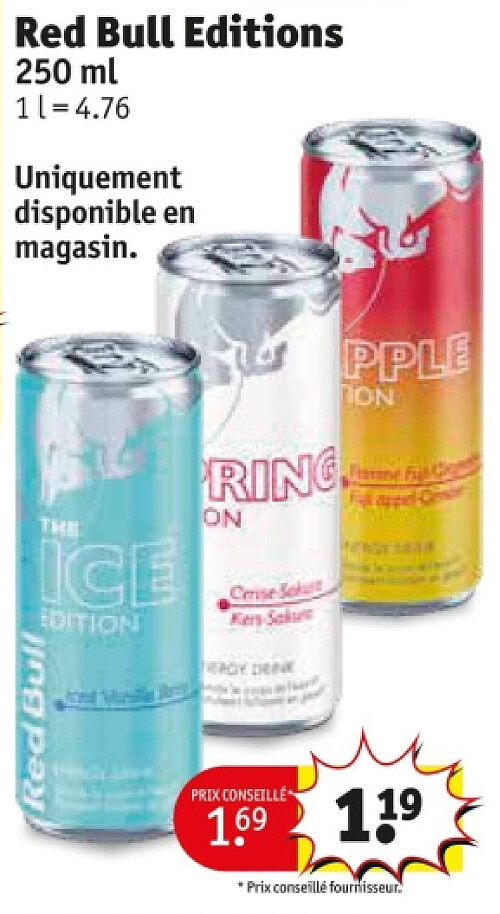 Red Bull Editions 250 ml
