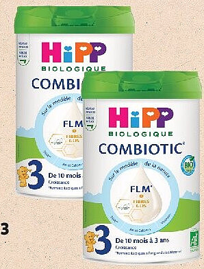 Lait de croissance HiPP Combiotic 3 Bio