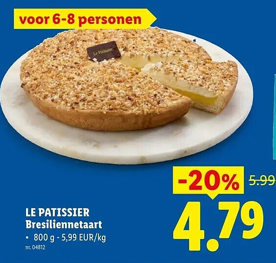 Bresiliennetaart